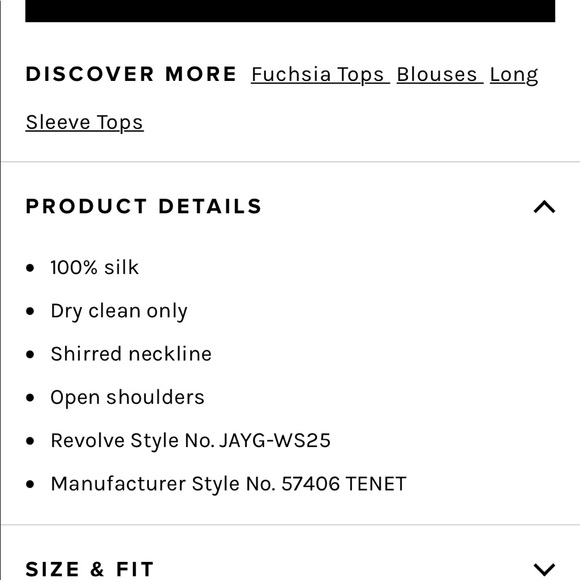 NEW** 100% Silk Jaygodfrey blouse - Picture 9 of 9